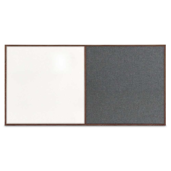 Enclosed Corkboard, 3 Door, 96"x48", 4" Fra